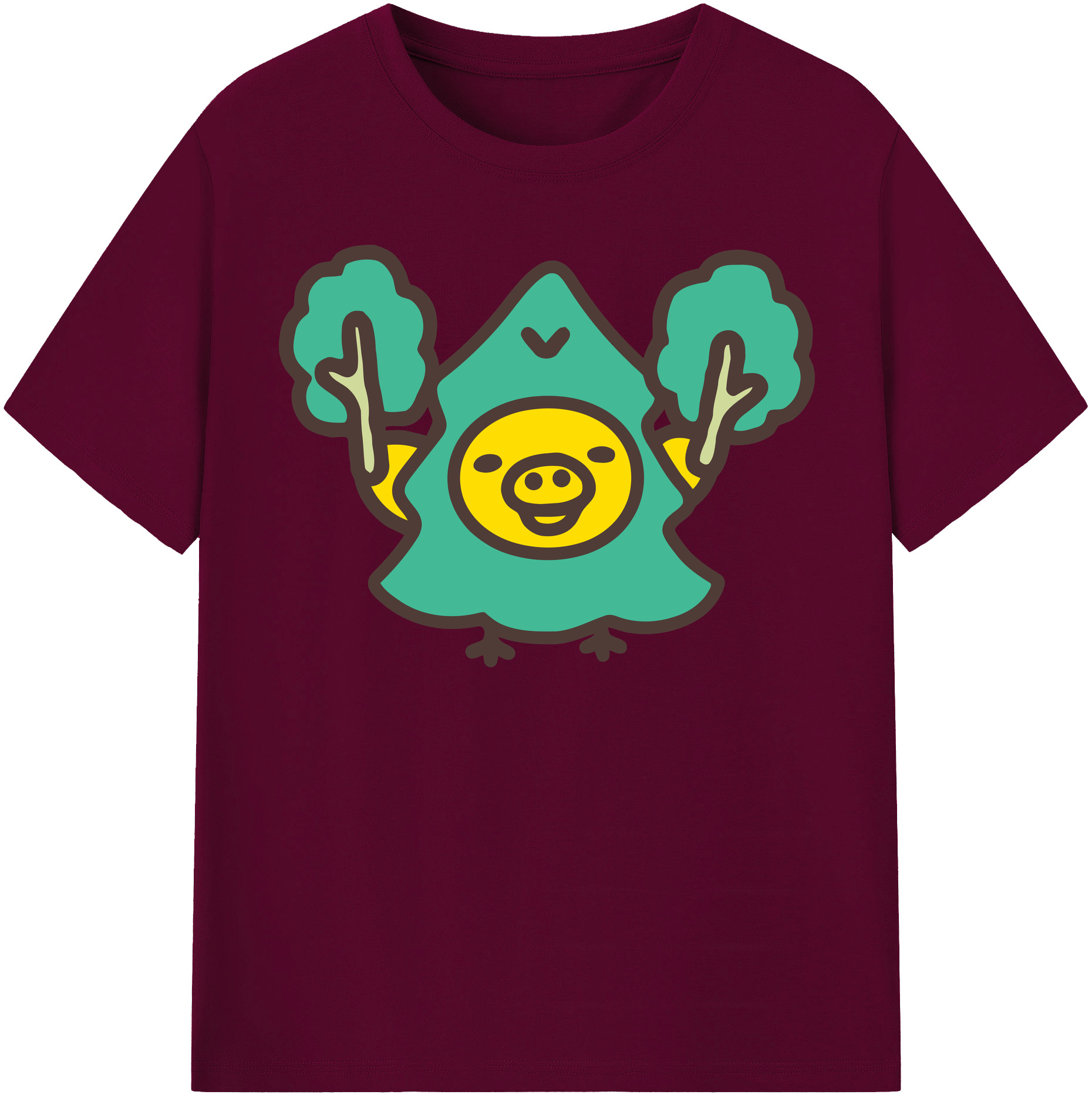 （画像用） リラックマ リラックマ キイロイトリ Rilakkuma Korilakkuma Kiiroitori レディースカジュアルプリントTシャツ（綿100％）
